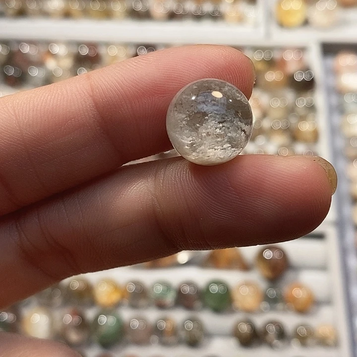 手串水晶未镶嵌白幽灵卡13.4