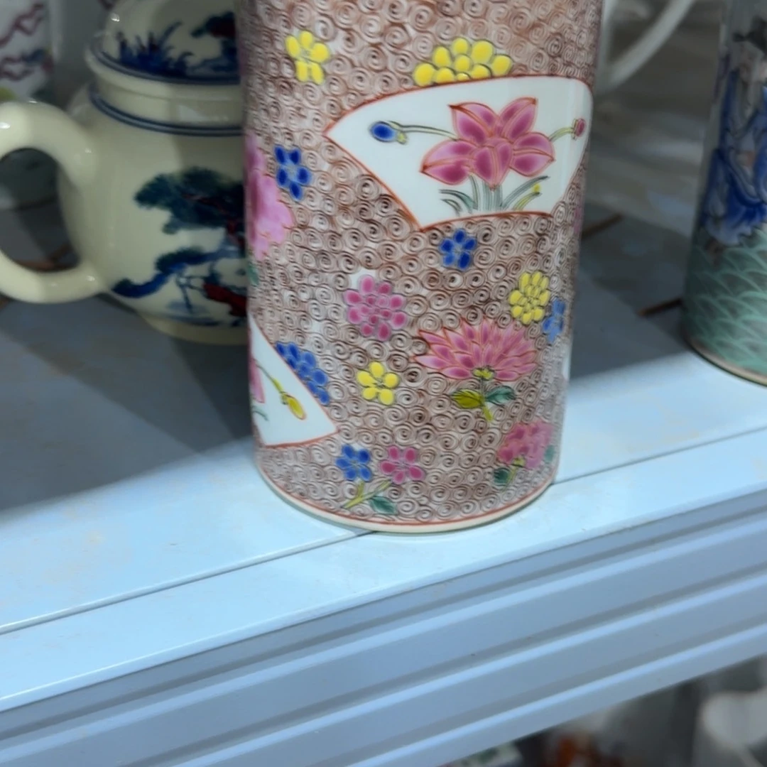 瓷片摆件手绘瓷器全部处理