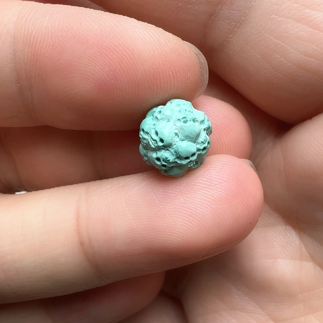 绿松石万骷球未镶嵌