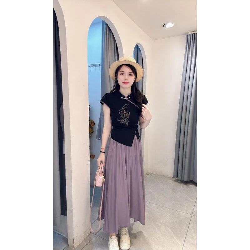 丹妮丝2025新款减龄时尚套装修身显瘦洋气两件套套裙
