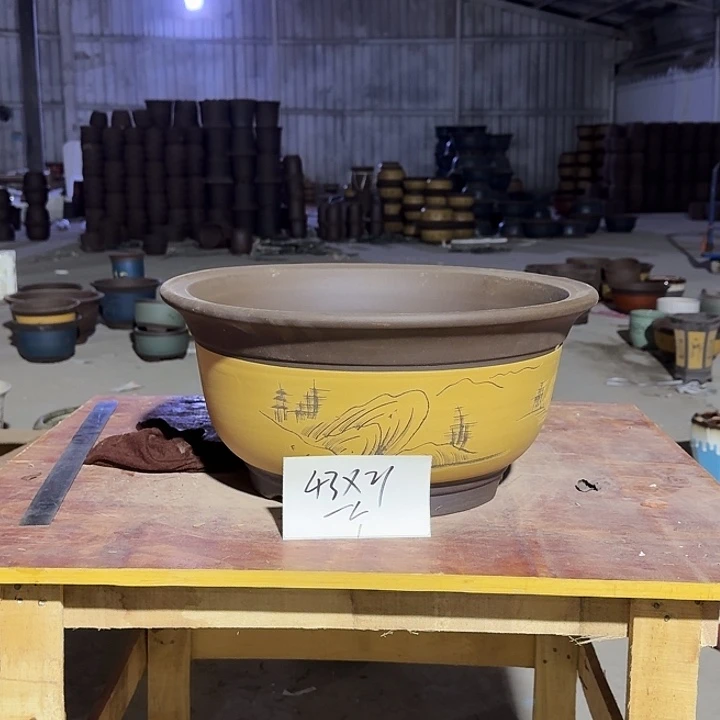 紫砂花盆手工制作25