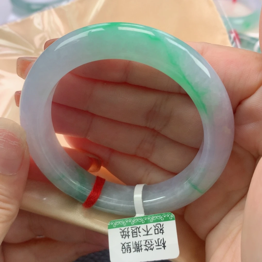 未镶嵌手镯翡翠缅甸天然翡翠5253圈