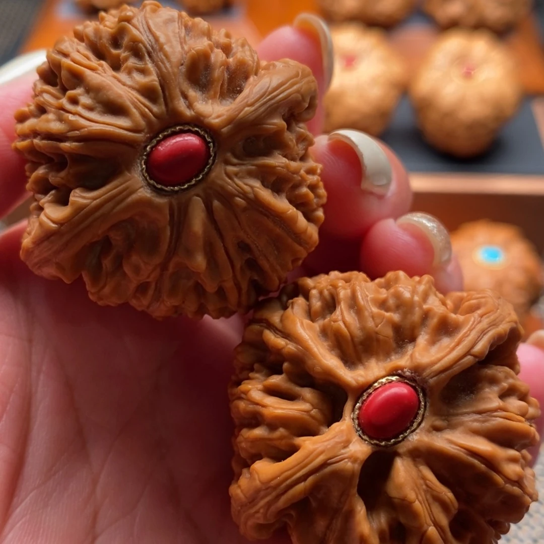 文玩核桃把件43尺寸水龙纹狮子头