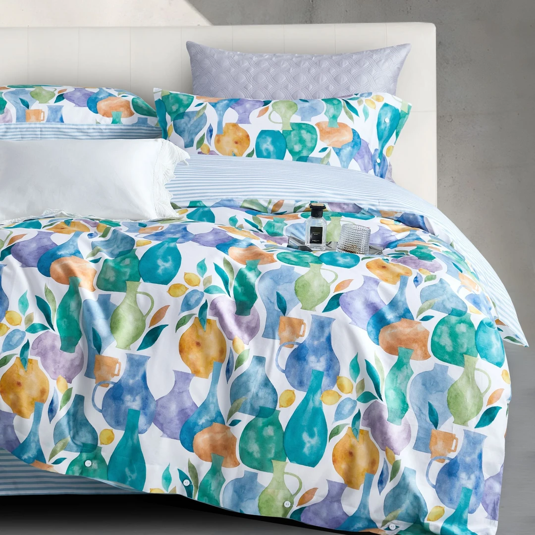 【花戒指】精选！夏尔小镇全棉印花单被套-青花