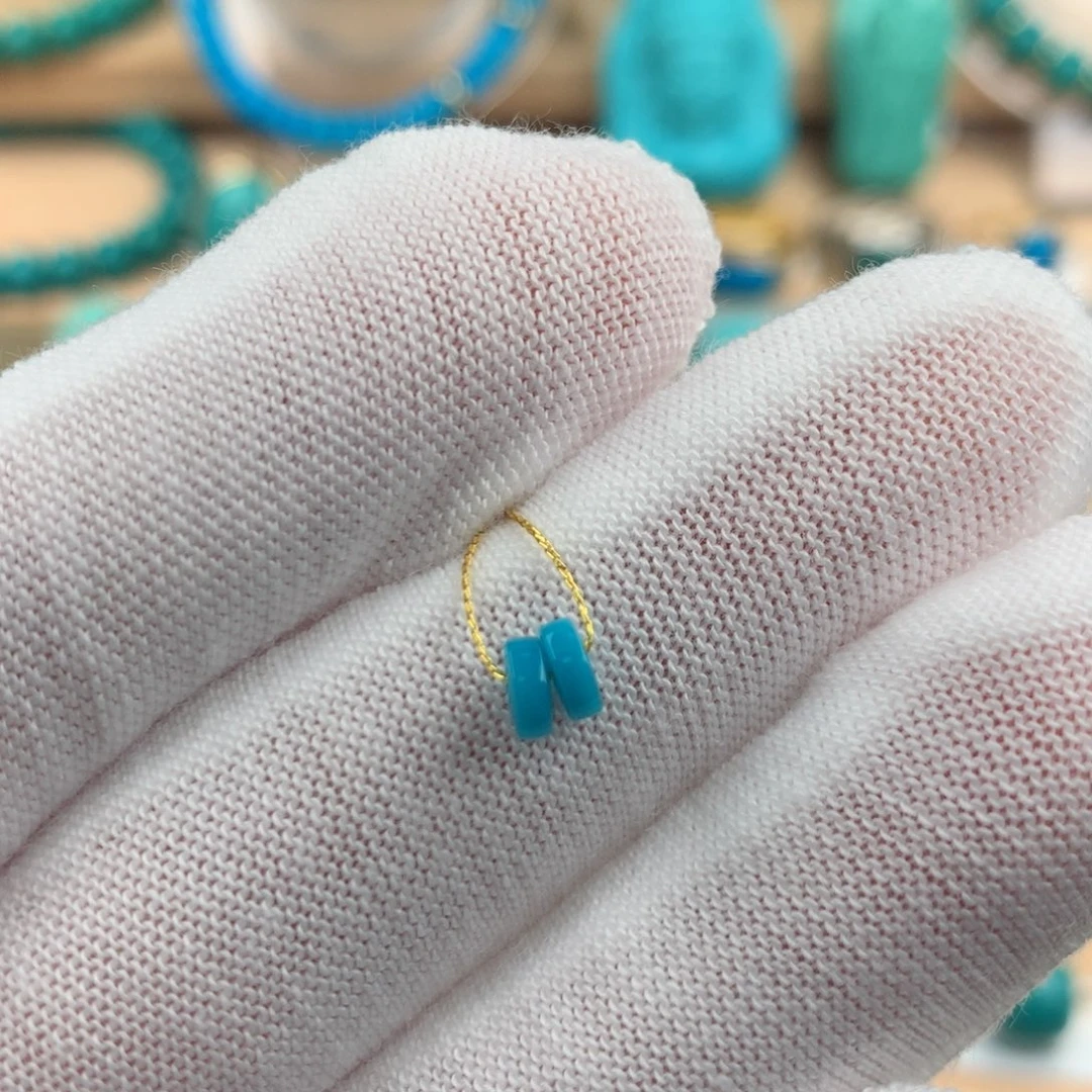 绿松石未镶嵌配饰4.5mm
