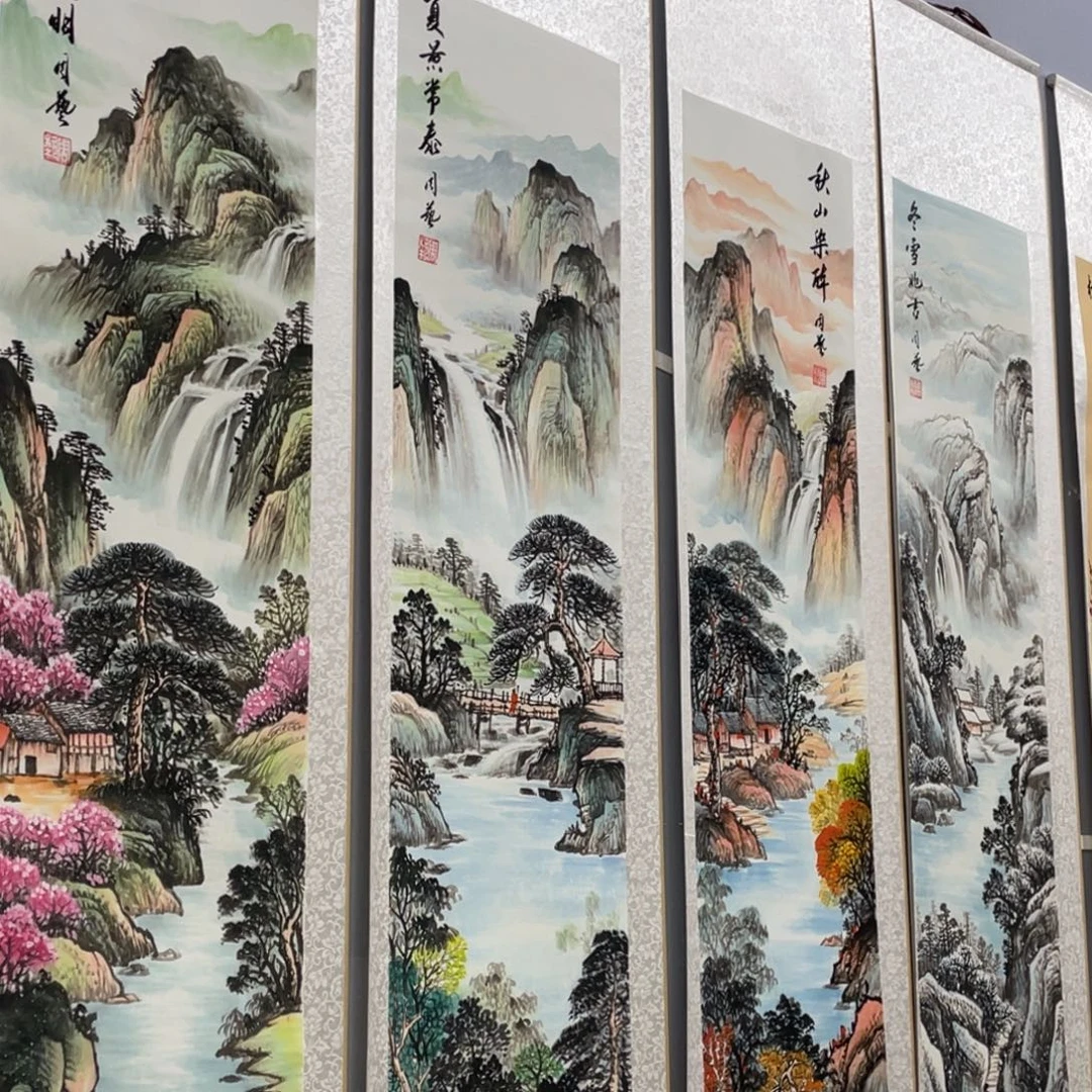 国画老师手绘带运险w