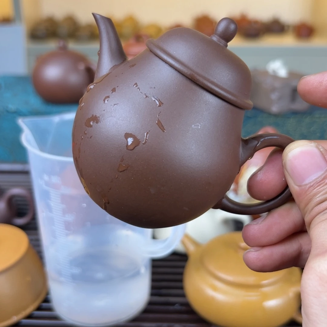 紫砂茶壶半手工秋水