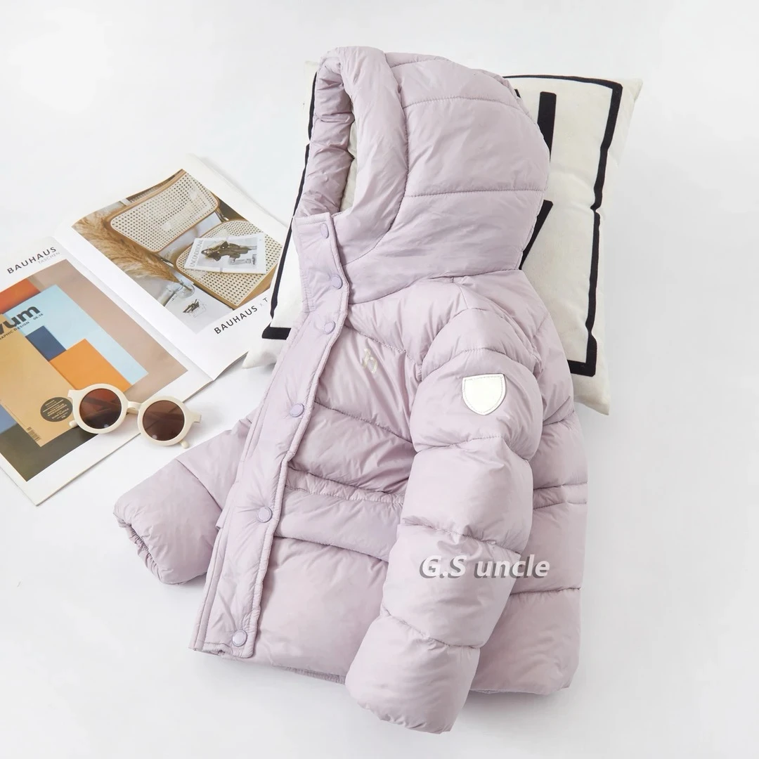 XYD【冬日小暖炉】H24110冬款女童韩版连帽羽绒服