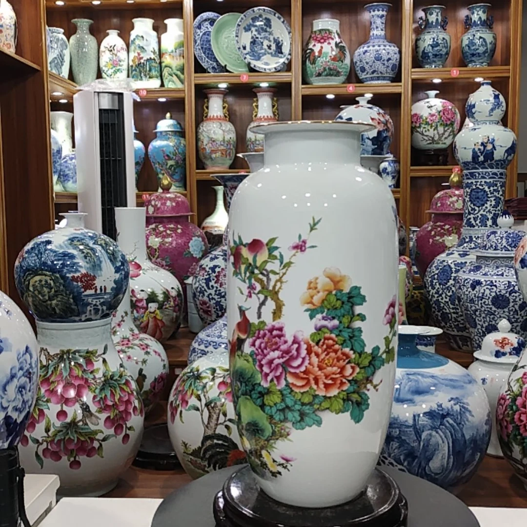瓷片景德镇陶瓷花瓶子