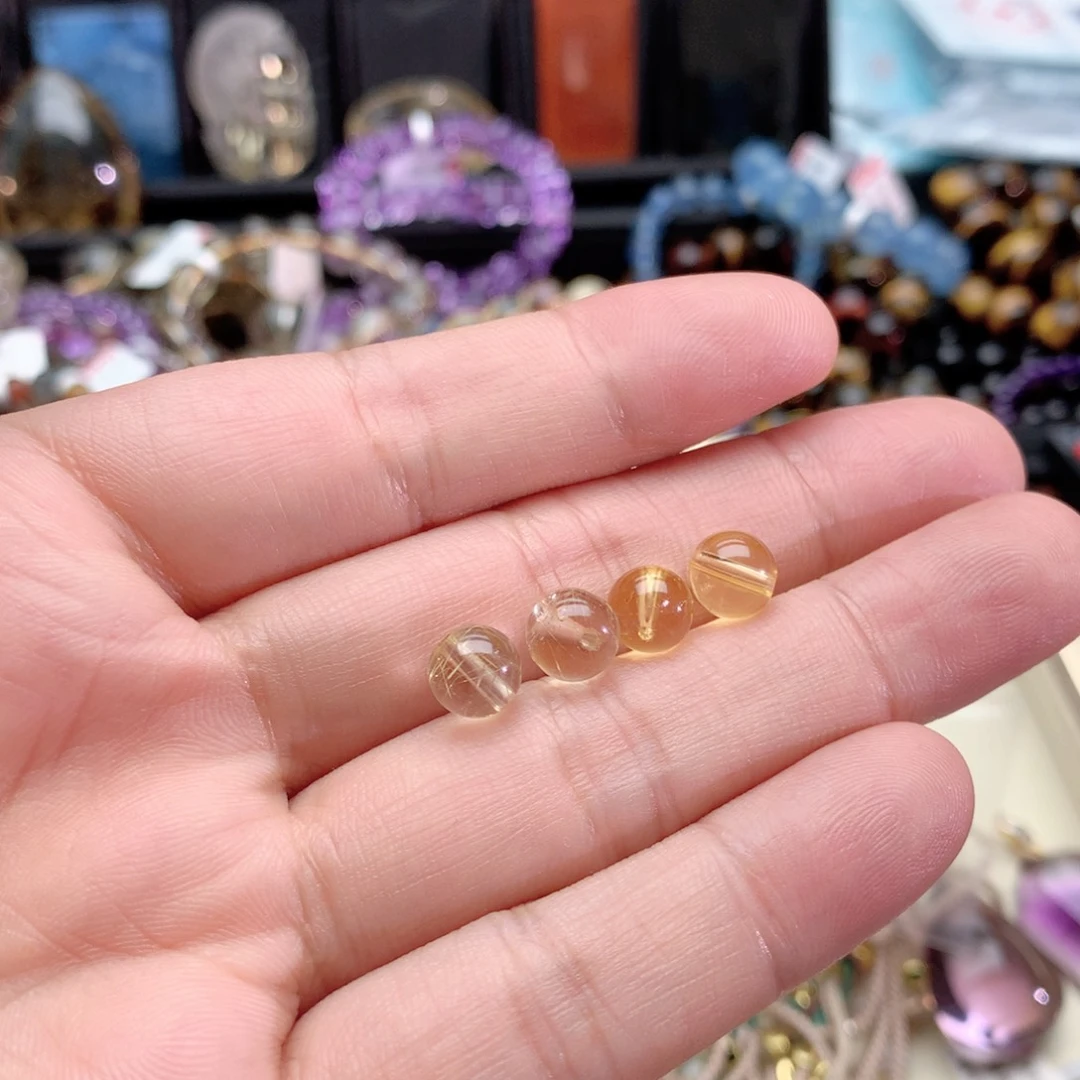 水晶手链未镶嵌^**?珠子4个