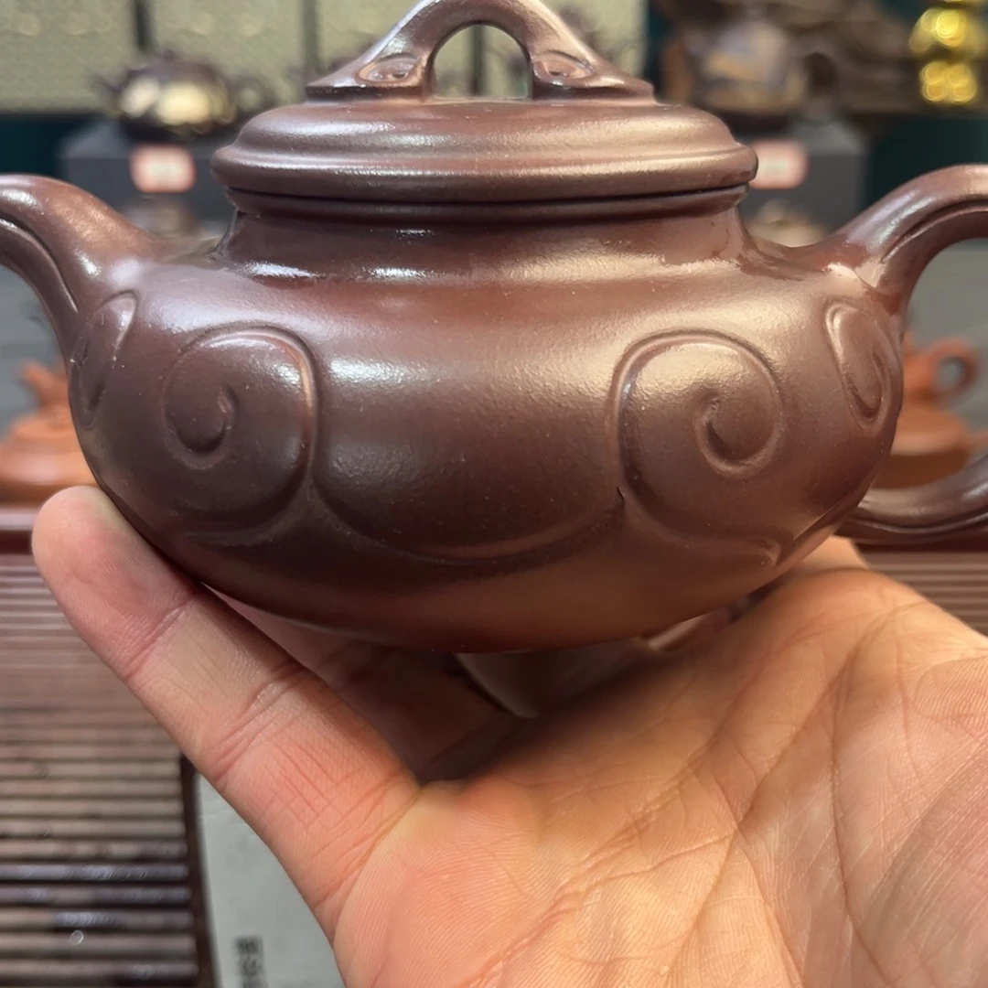紫砂茶壶?****彩宜兴紫砂壶