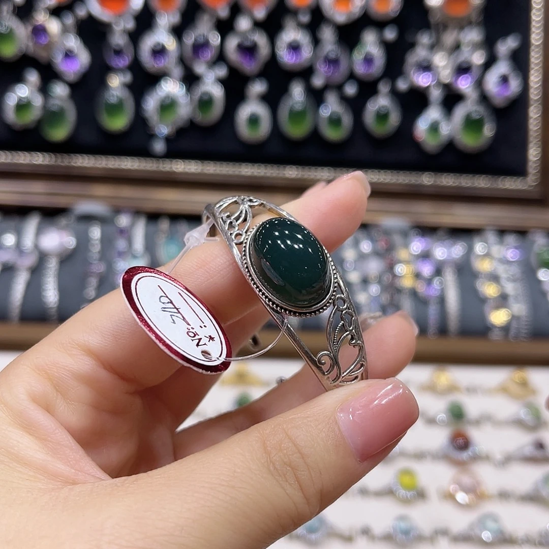 紫晶银S925镶嵌戒指