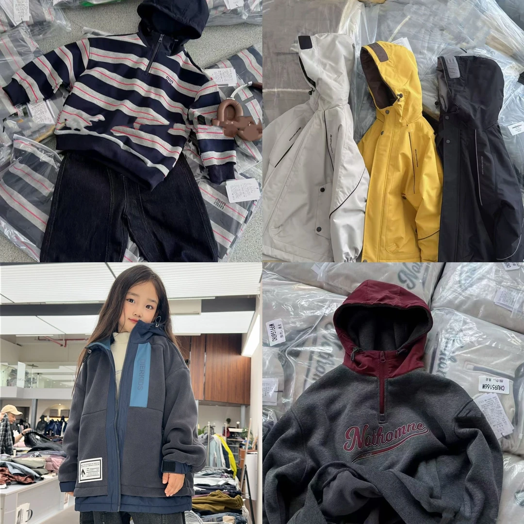 901儿童冬款穿搭组合韩版时尚休闲穿搭 2025新款冬装大猪小猪童装