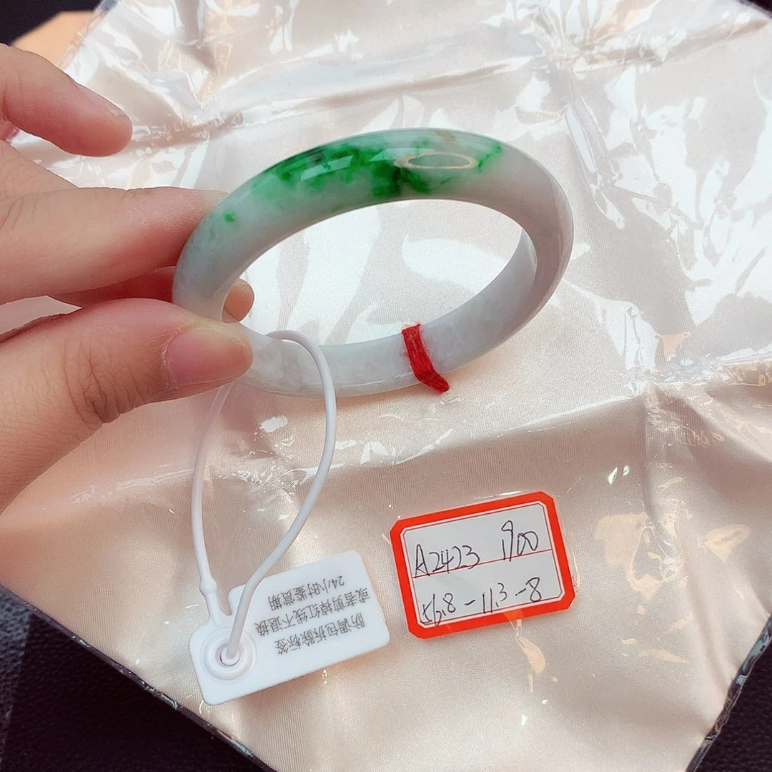 翡翠手镯未镶嵌天然缅甸翡翠A货