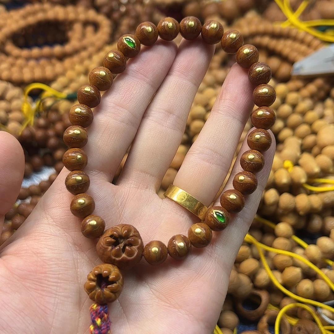 凤眼菩提吊坠8.5尼泊尔实心手持