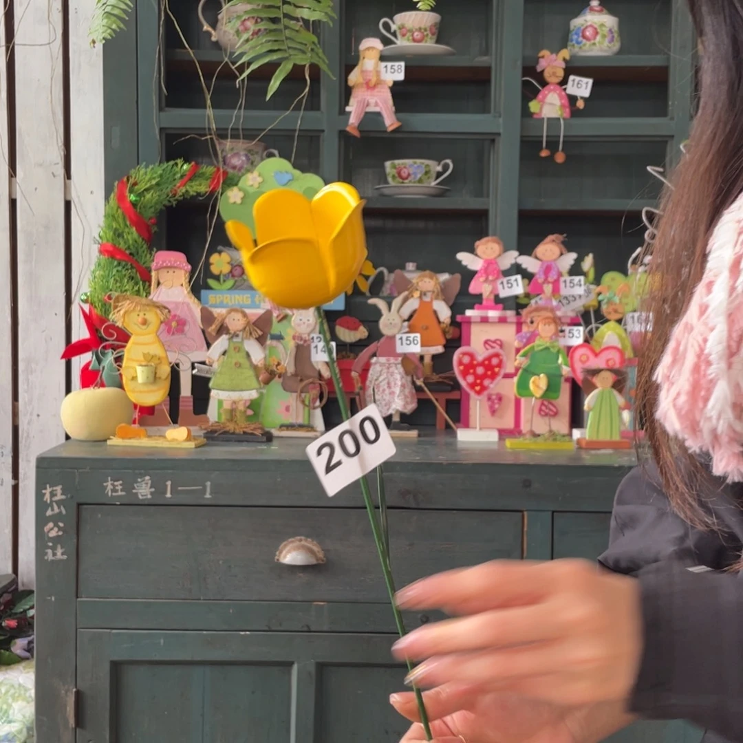 木质圣诞月福老货玩具中古风默认微瑕