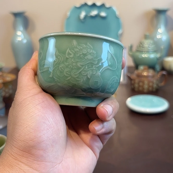 瓷片龙泉青瓷福利青瓷