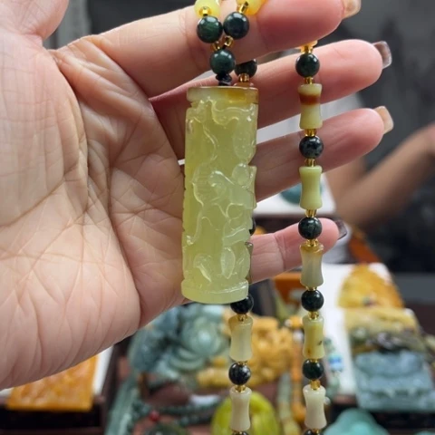 岫玉挂件未镶嵌挂件