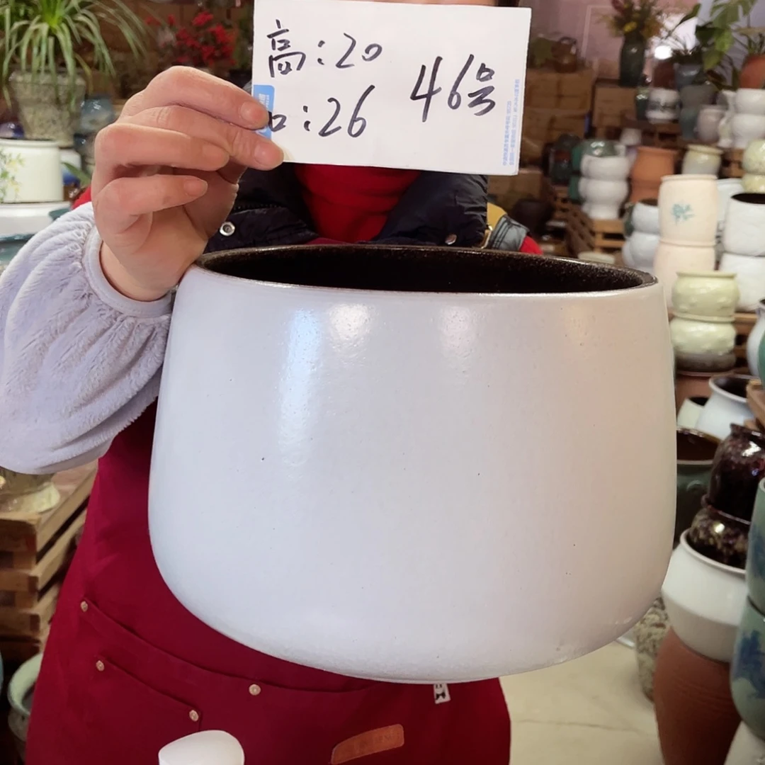 紫砂花盆高度20口径26