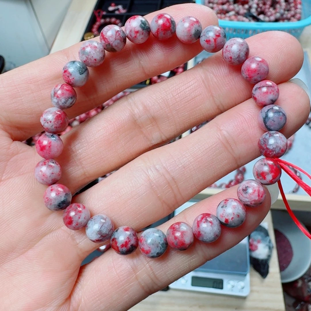 天然辰砂原石卡7//13.8克