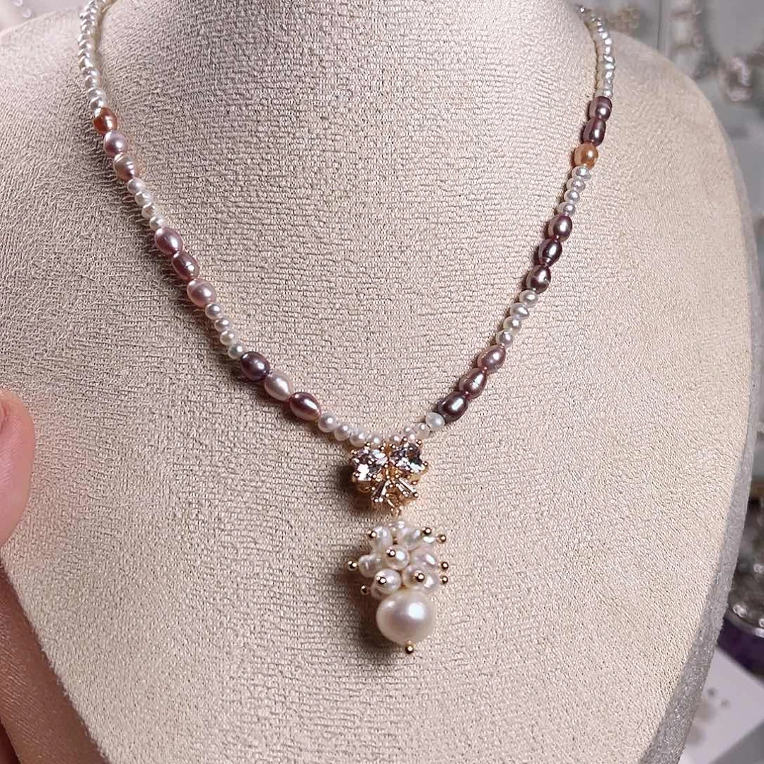 淡水珍珠未镶嵌颈饰