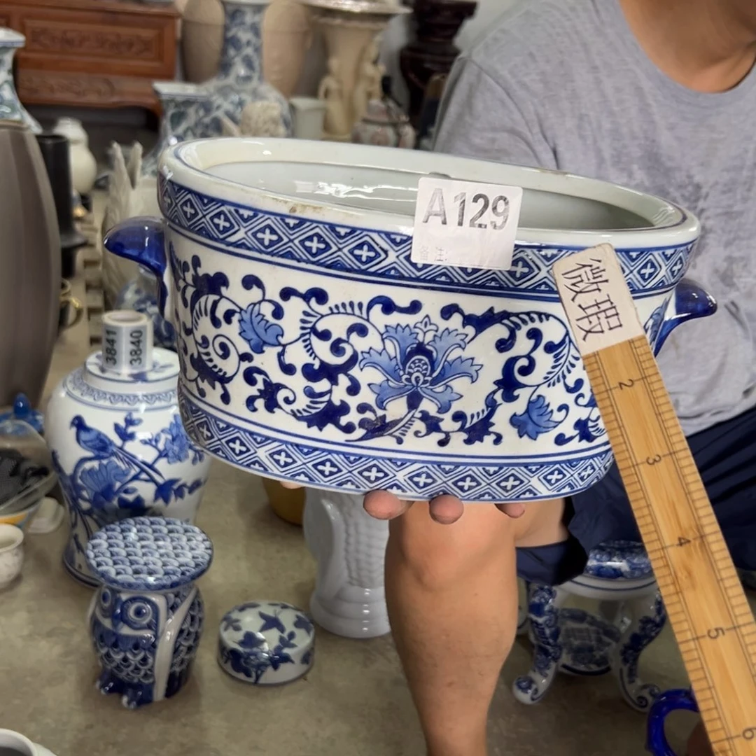 是***吖瓷片微瑕青花瓷器值得购买