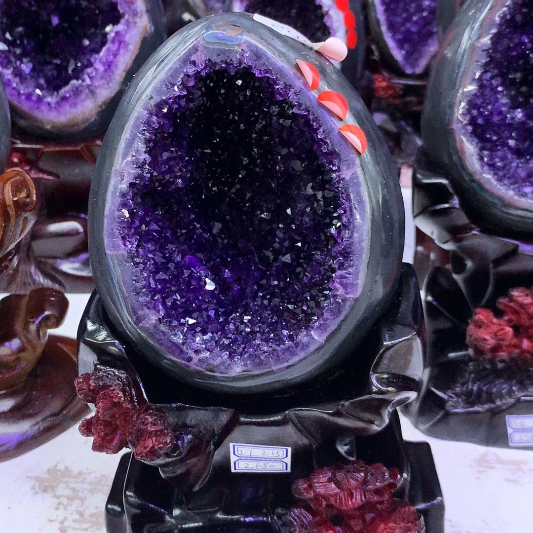 水晶未镶嵌大型摆件（非配饰）朱