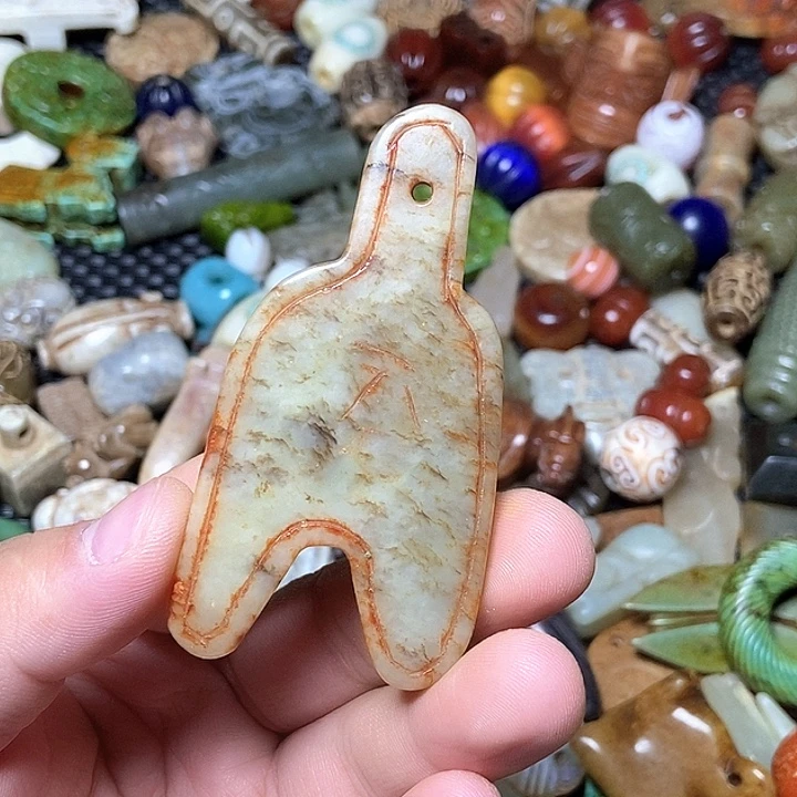 和田玉未镶嵌颈饰63