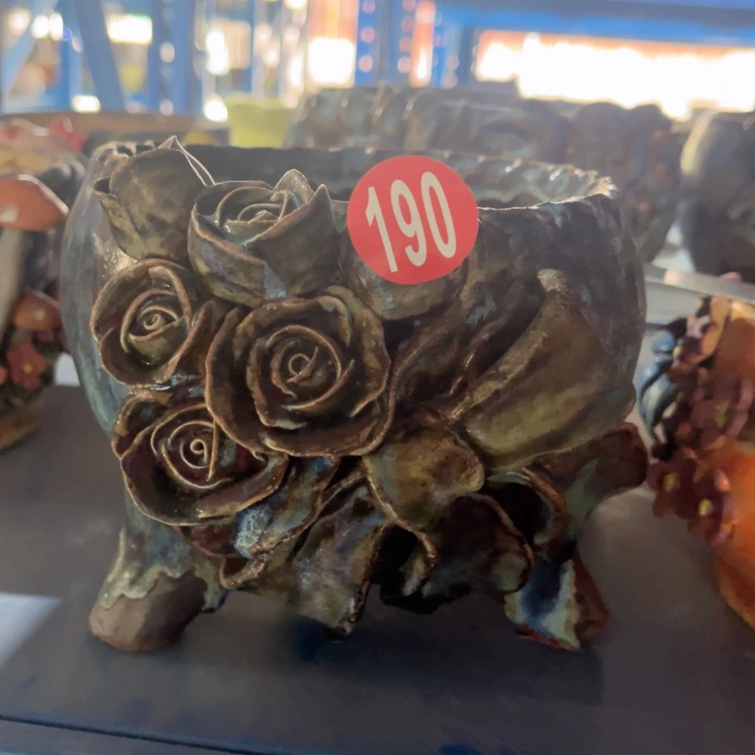 陶瓷微瑕190 号陶然花盆