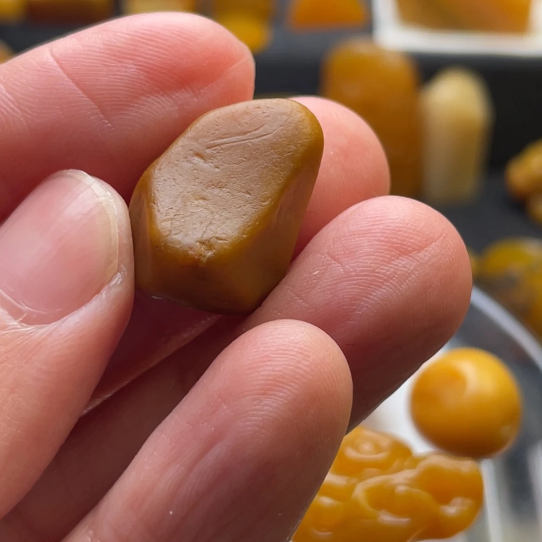 寿山石印石静*田黄原石