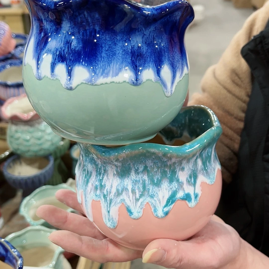【闪购商品】陶瓷福利品凑满10元发货陶瓷花盆
