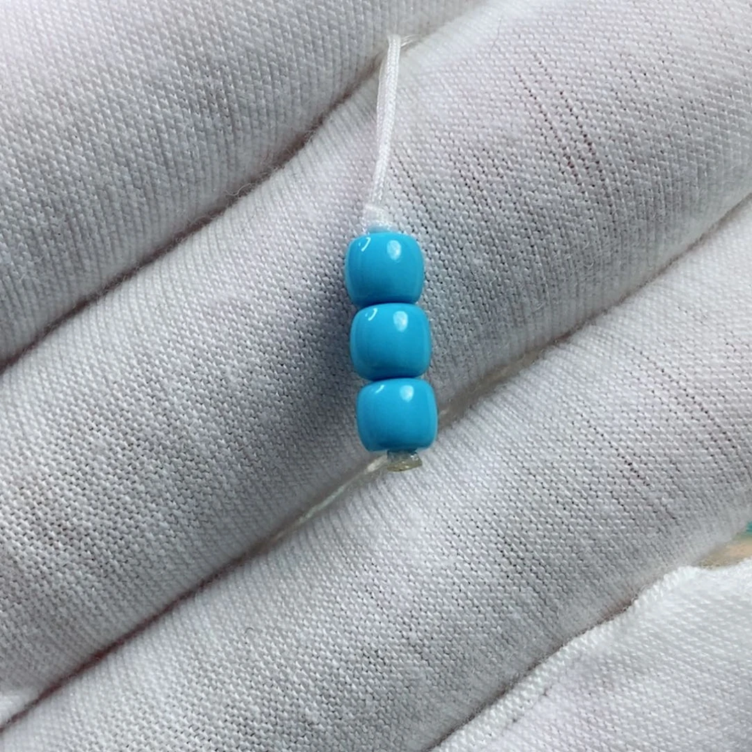 绿松石未镶嵌珠宝奇石4.6mm