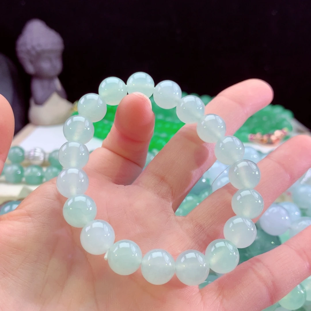 翡翠手链未镶嵌卡9