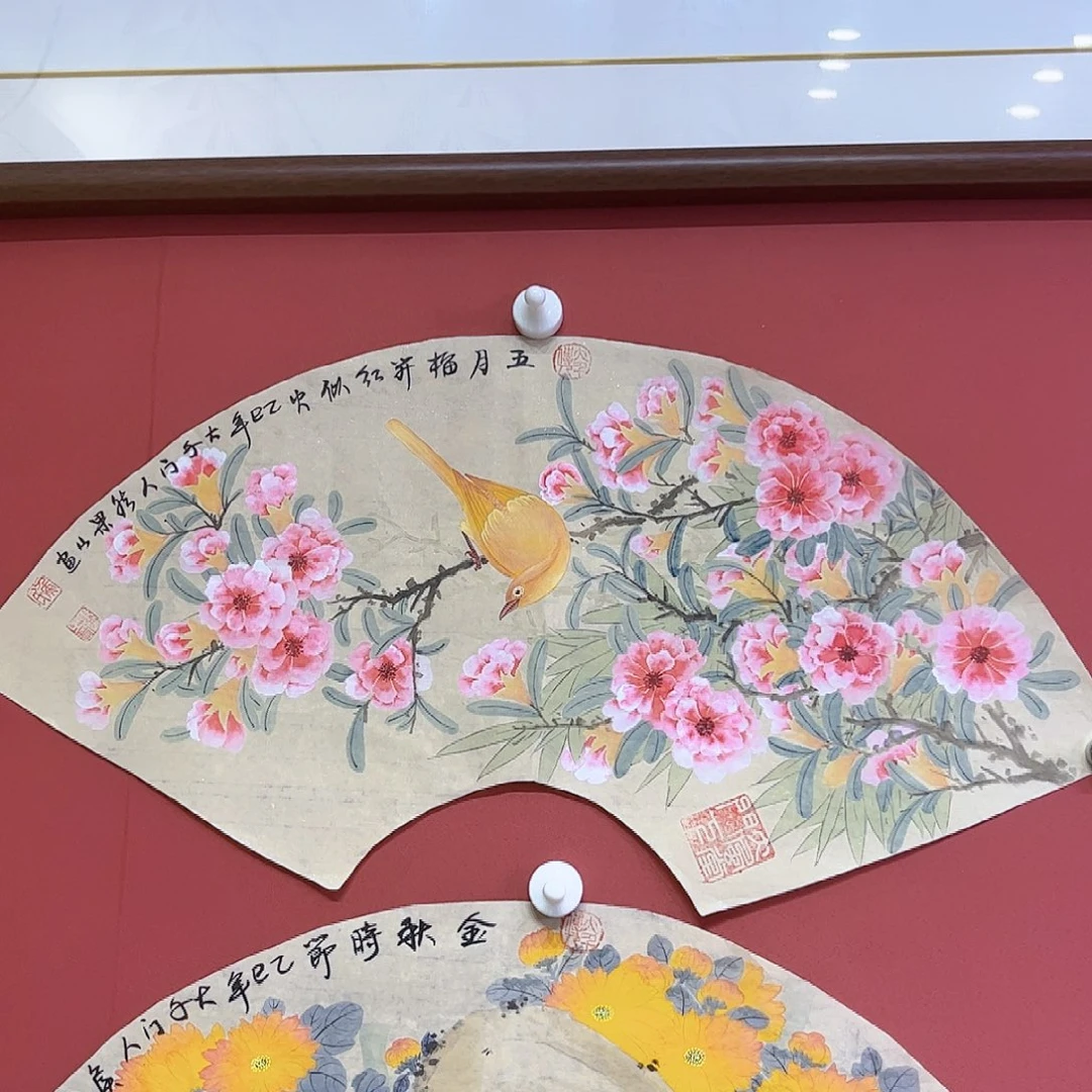 国画侯果山老师亲笔手绘作品朵