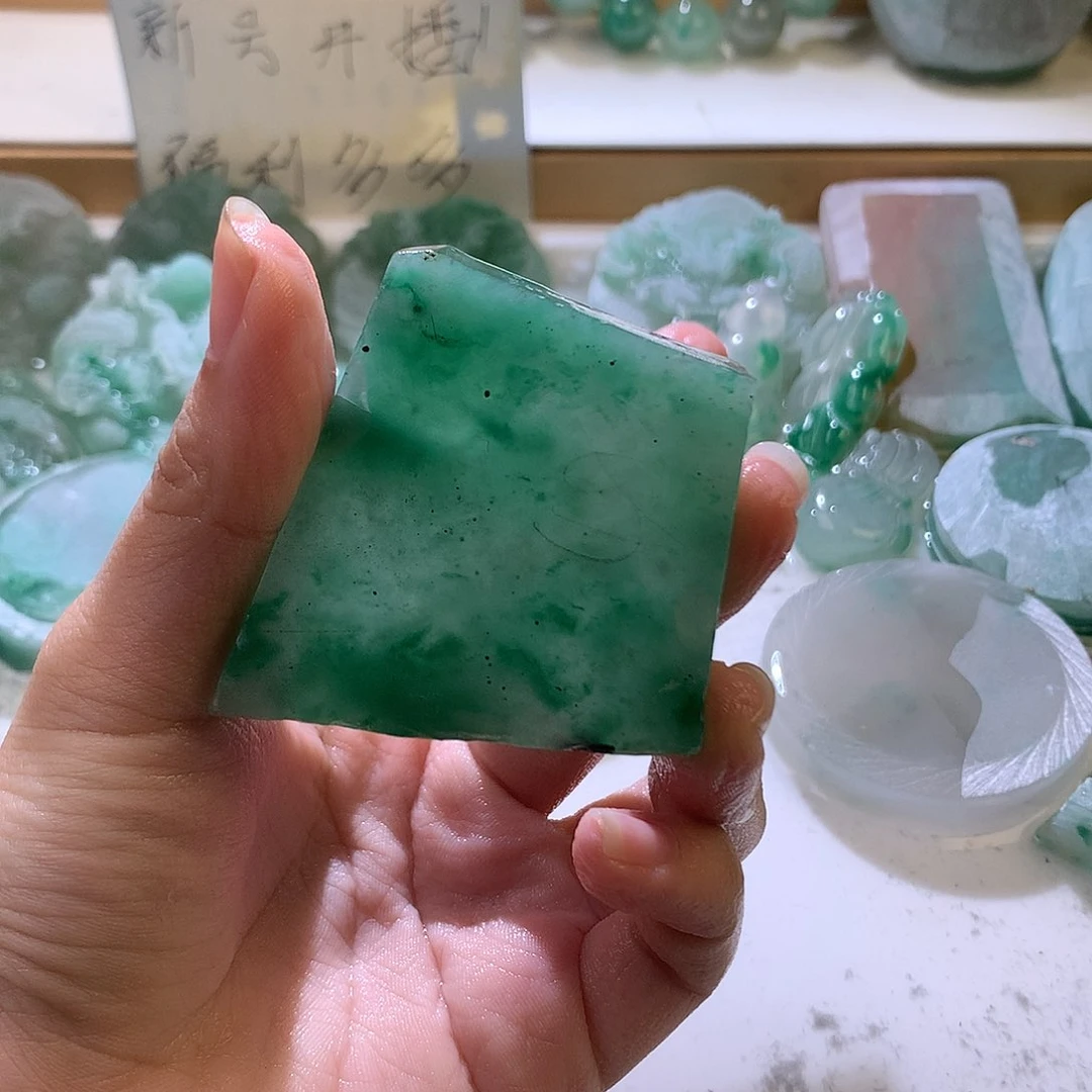 石英质玉未镶嵌珠宝半成品