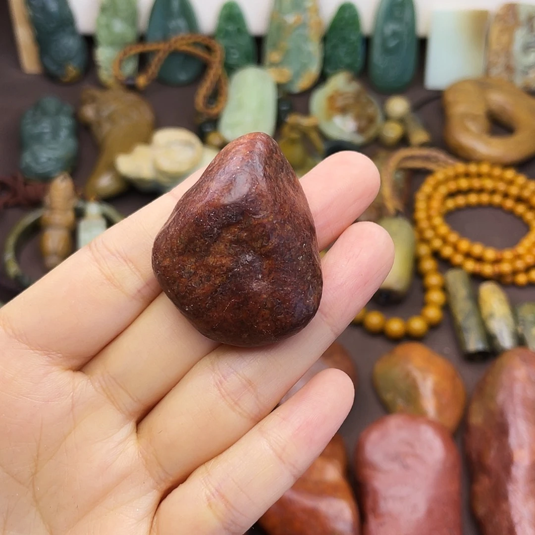 岫岩河磨玉（透闪石质玉）未镶嵌颈饰