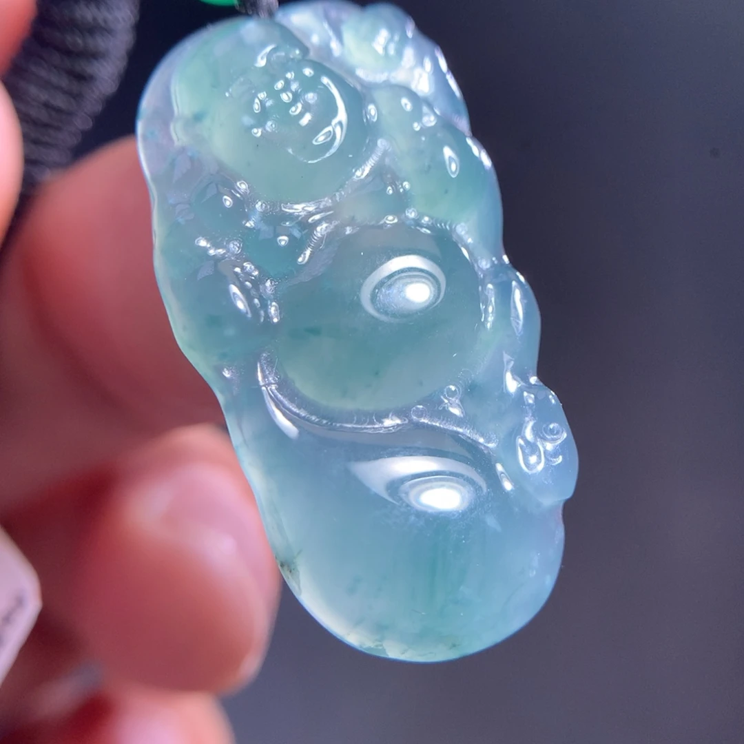翡翠未镶嵌颈饰天然A货翡翠