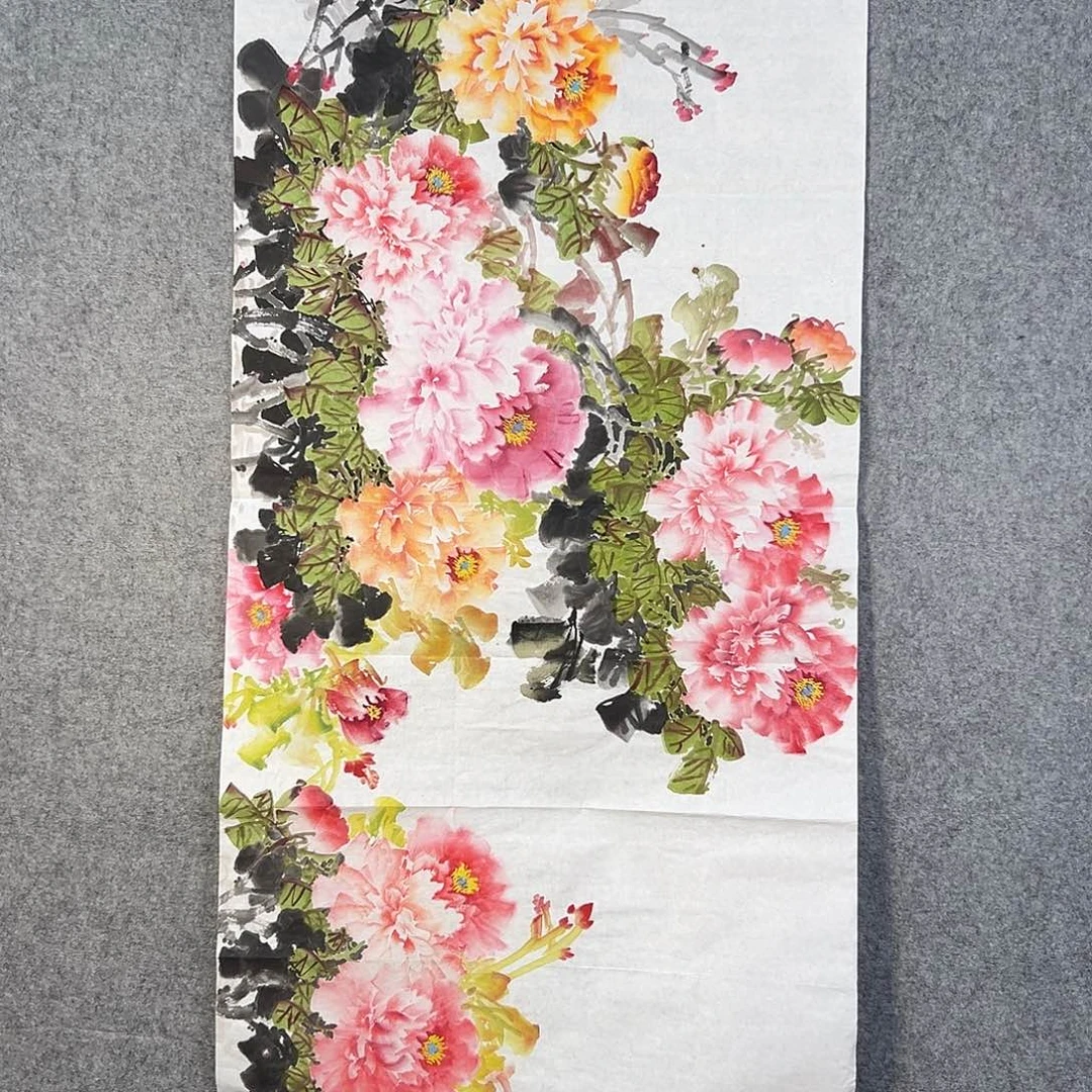 国画494 牡丹之花之香飘四时