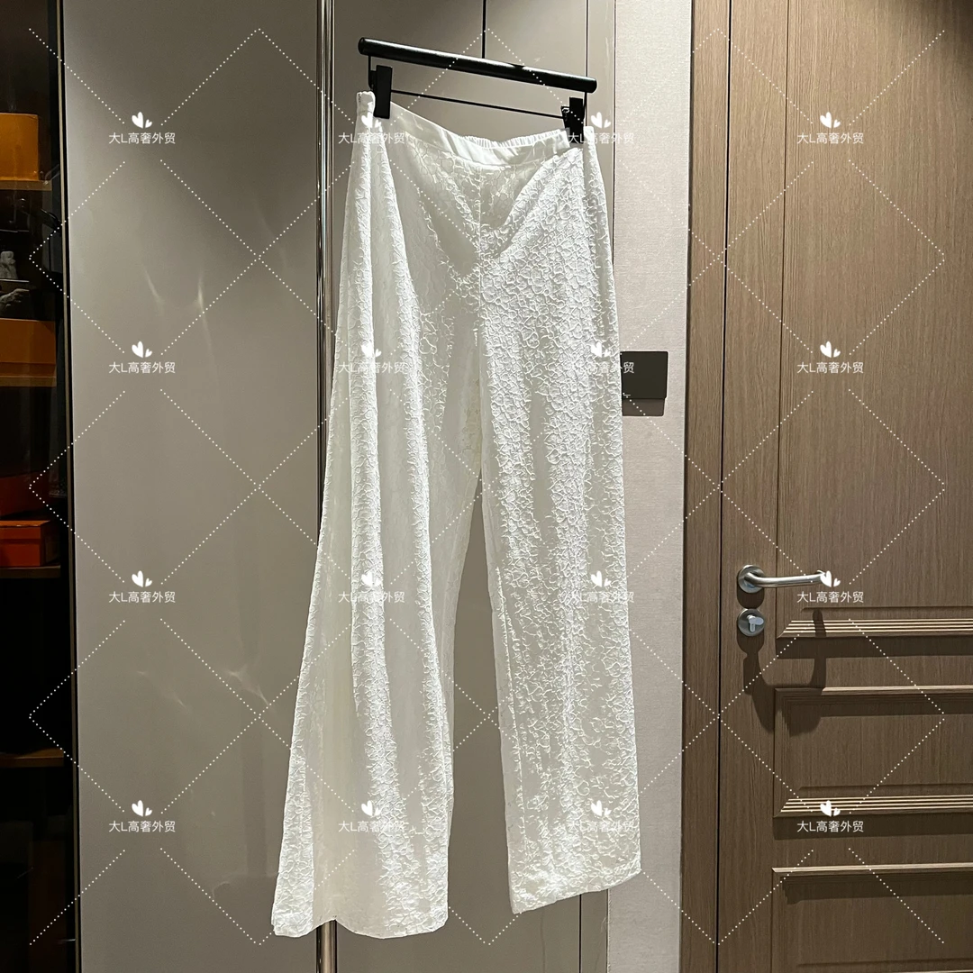 【大L】重磅外贸进口高奢重工设计师风百搭肌理休闲裤KZ25124