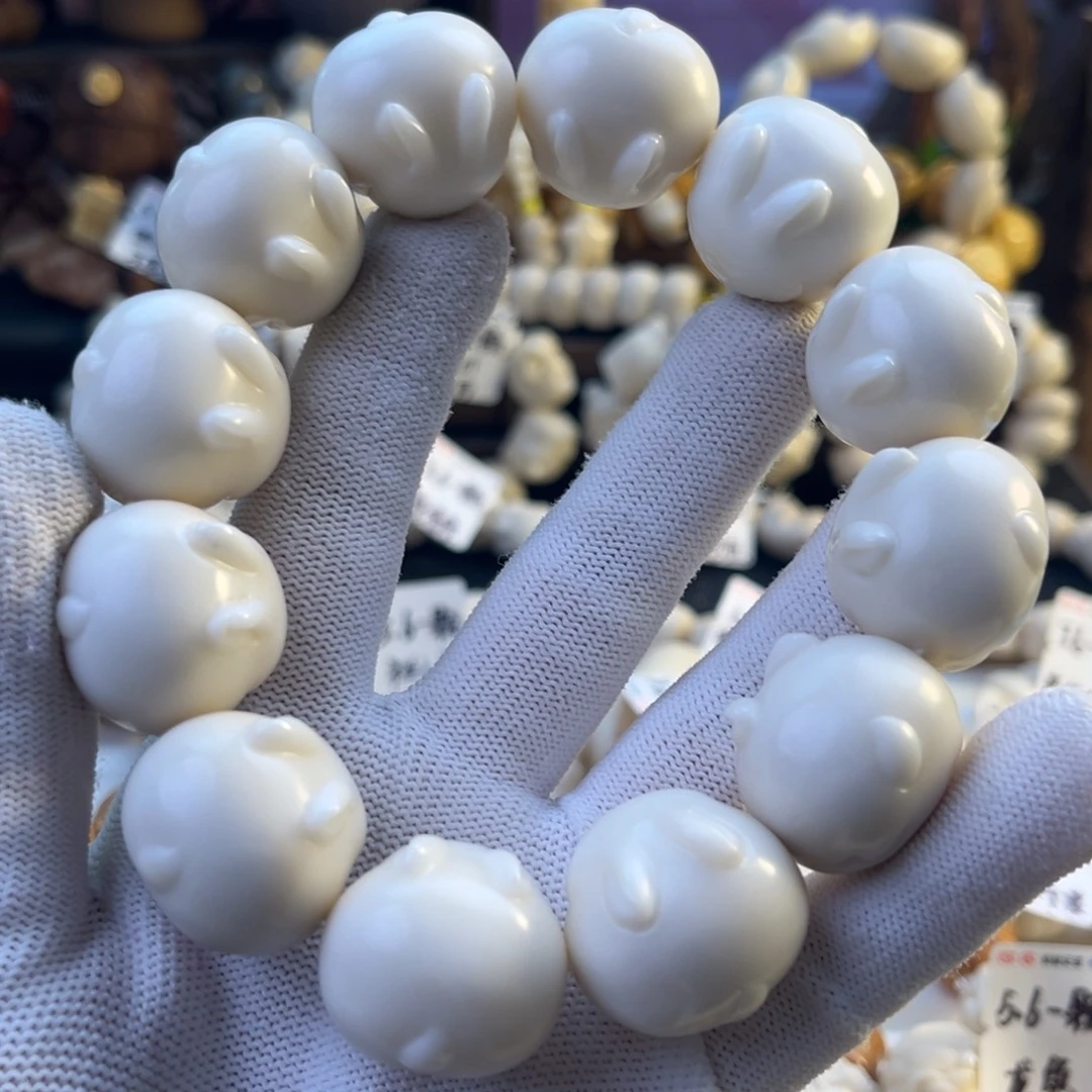 手串菩提根/象牙果-只有我家有的大玉兔-仅此一串
