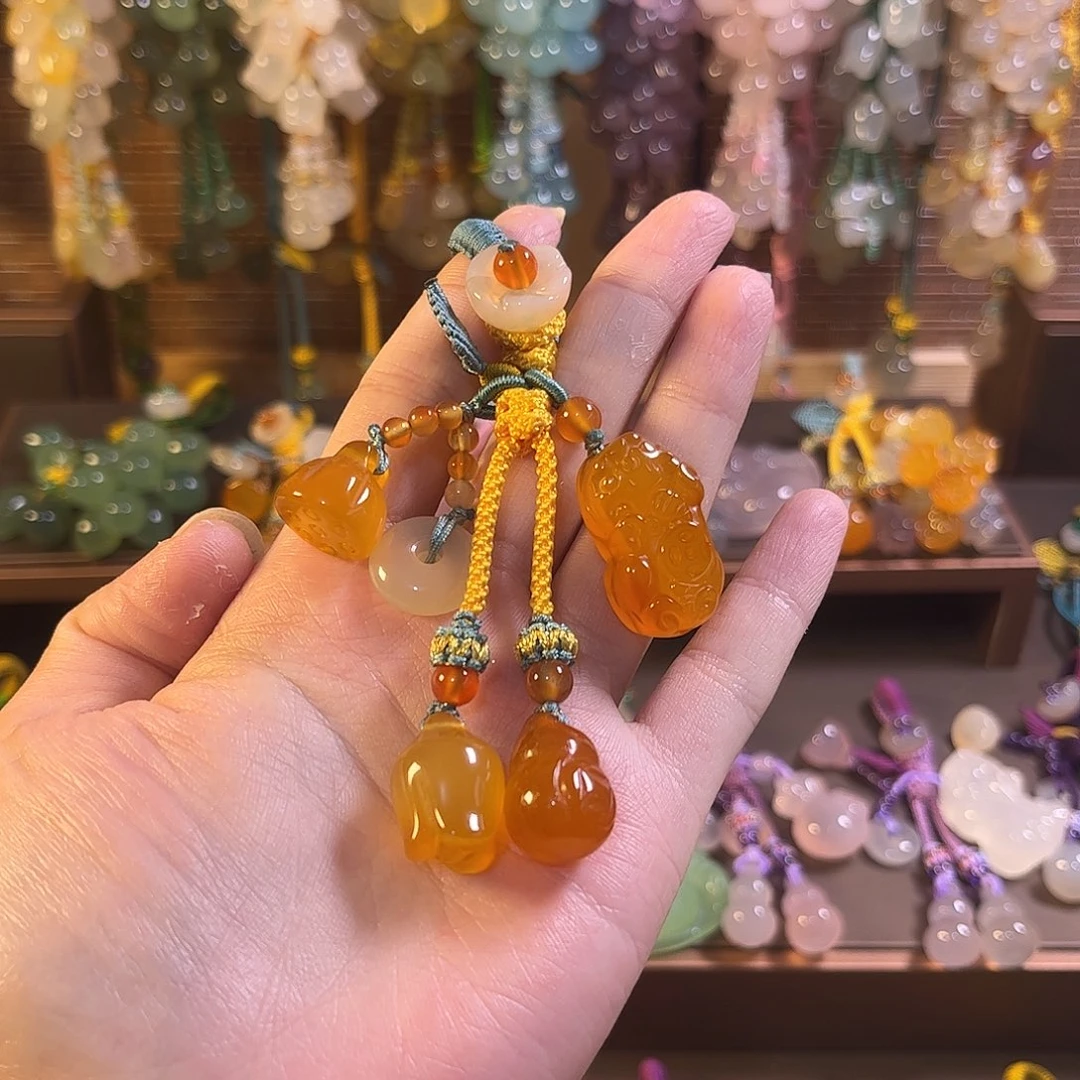 玛瑙/玉髓未镶嵌车挂