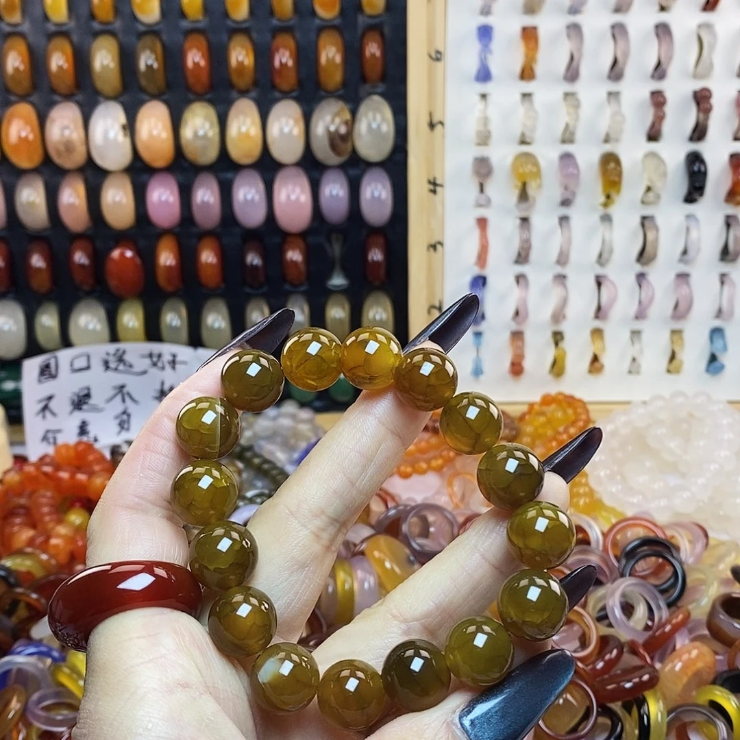 玛瑙/玉髓合金戒指