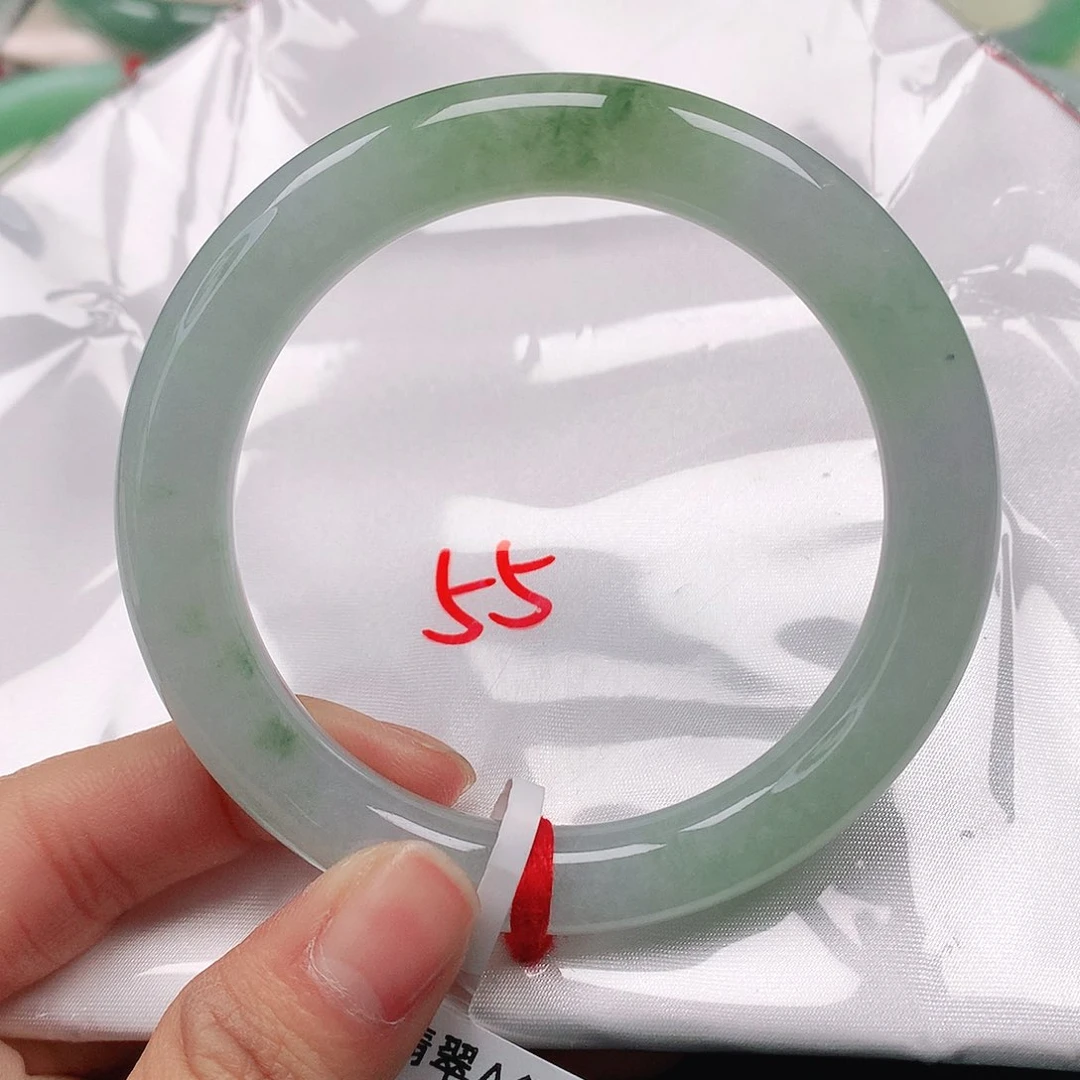 翡翠手镯（圆镯）未镶嵌天然翡翠手镯55