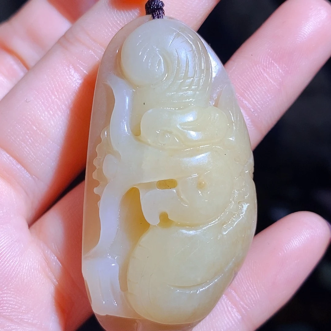 和田玉颈饰未镶嵌