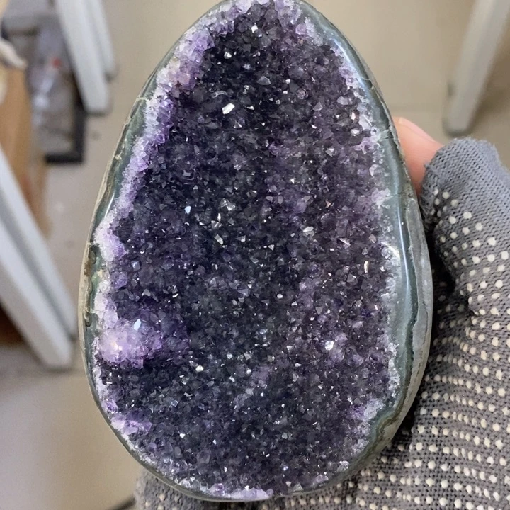 紫晶珠宝半成品未镶嵌