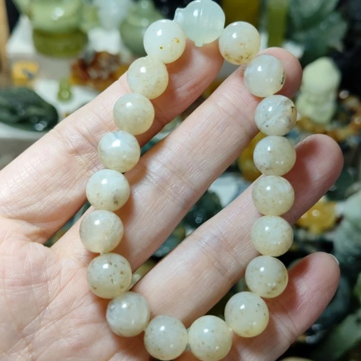 岫玉未镶嵌手串手串