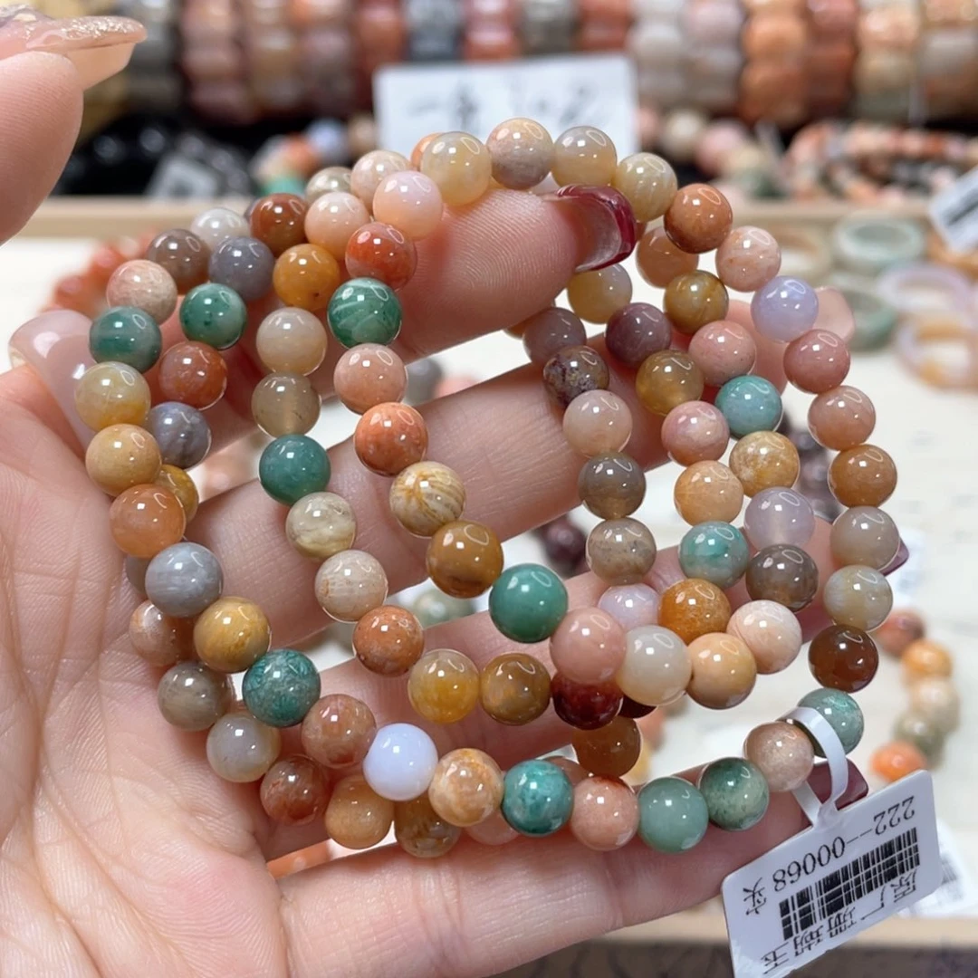 硅化珊瑚（珊瑚玉）手链未镶嵌吉*426