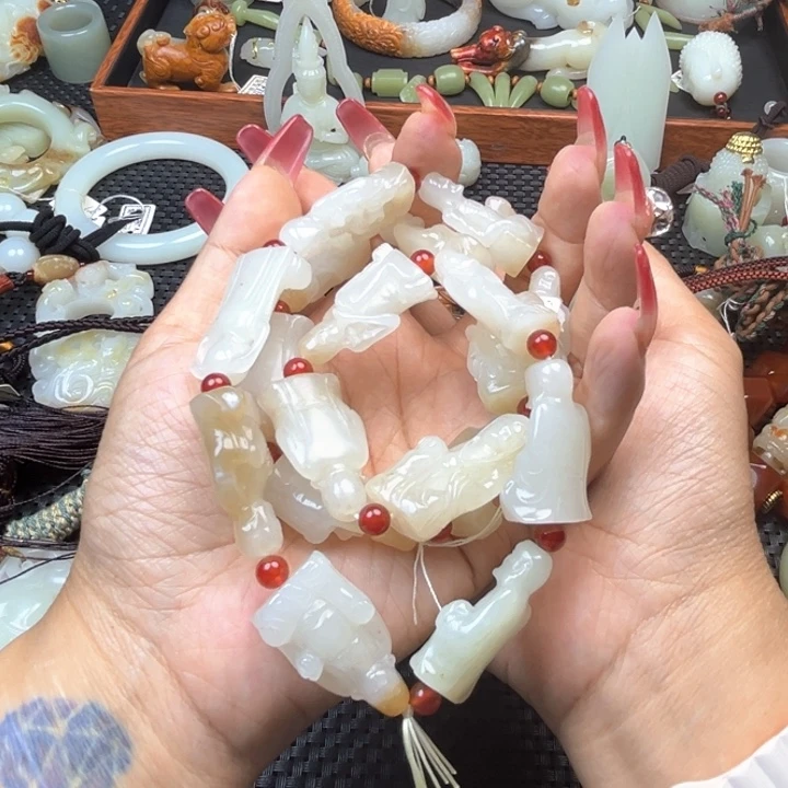 和田玉未镶嵌挂件用****9