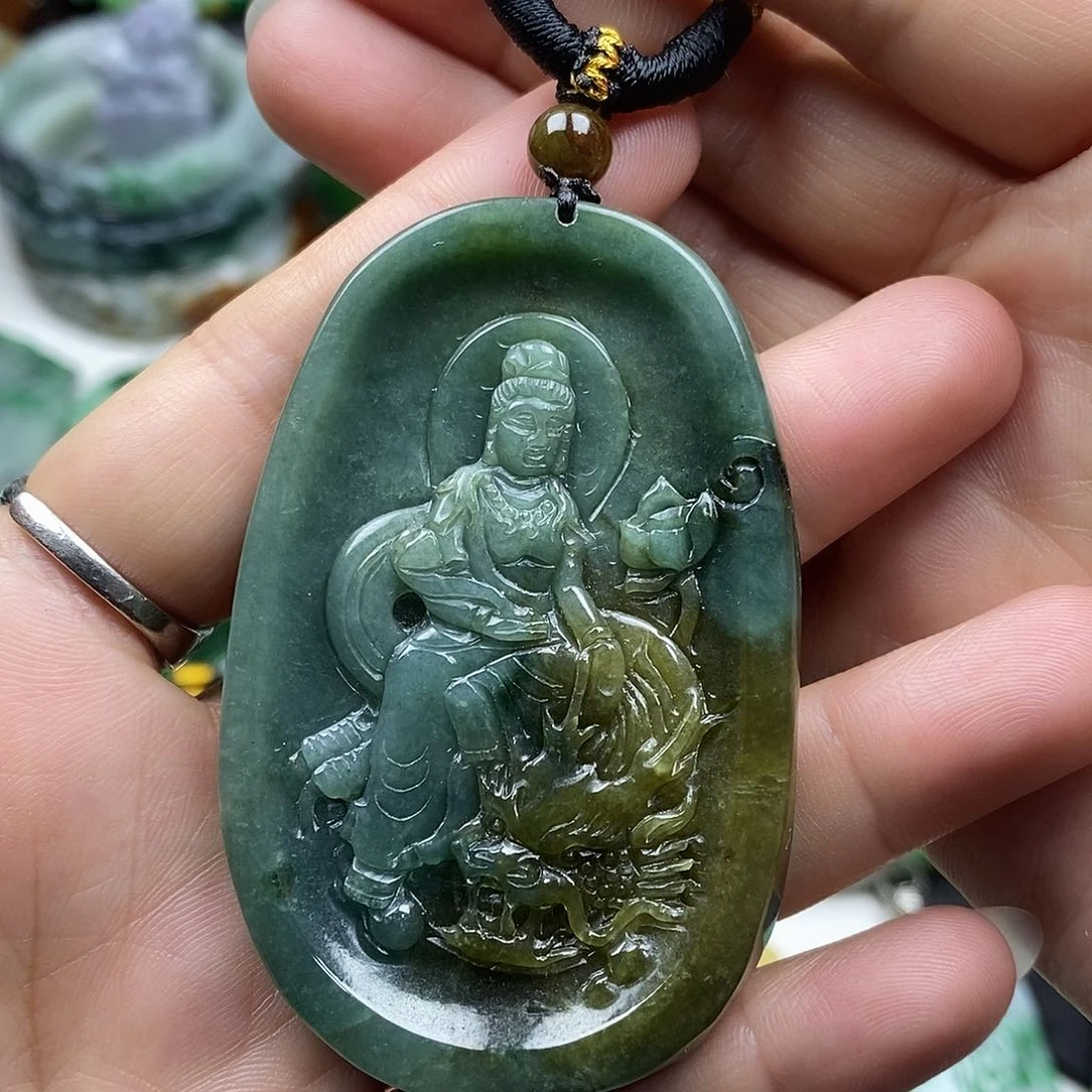 颈饰未镶嵌翡翠牌子