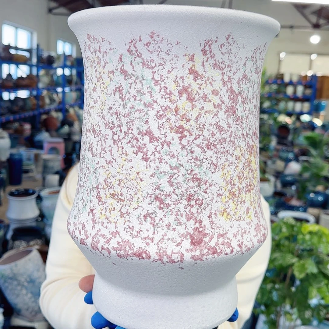 紫砂花盆高30口20